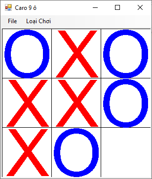 Min max cờ 3 ô 