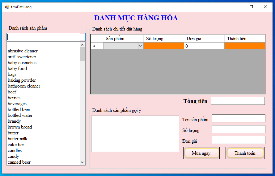 G THUẬT TOÁN APRIORI GỢI Ý SẢN PHẨM CHO NGƯỜI DÙNG 