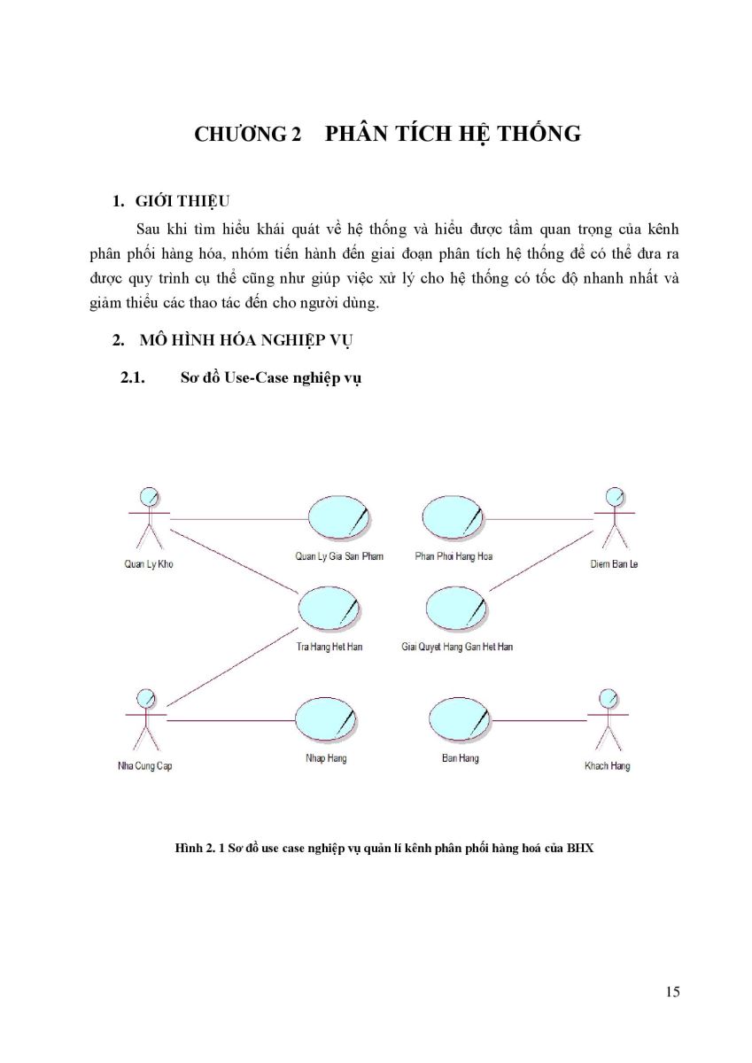 292.Xây dựng hệ thống quản lý kênh phân phối hàng hóa tại siêu thị Bách Hóa Xanh 